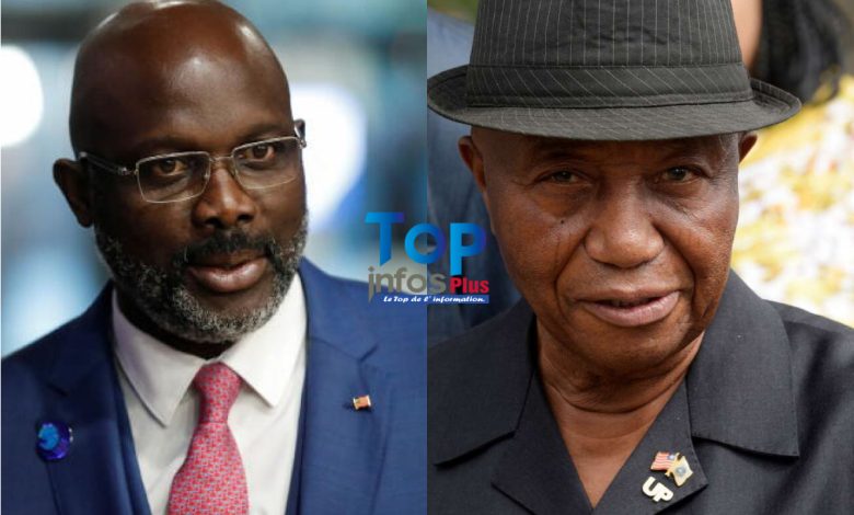 Liberia Le Président Georges Weah Reconnaît Sa Défaite Topinfos Plus